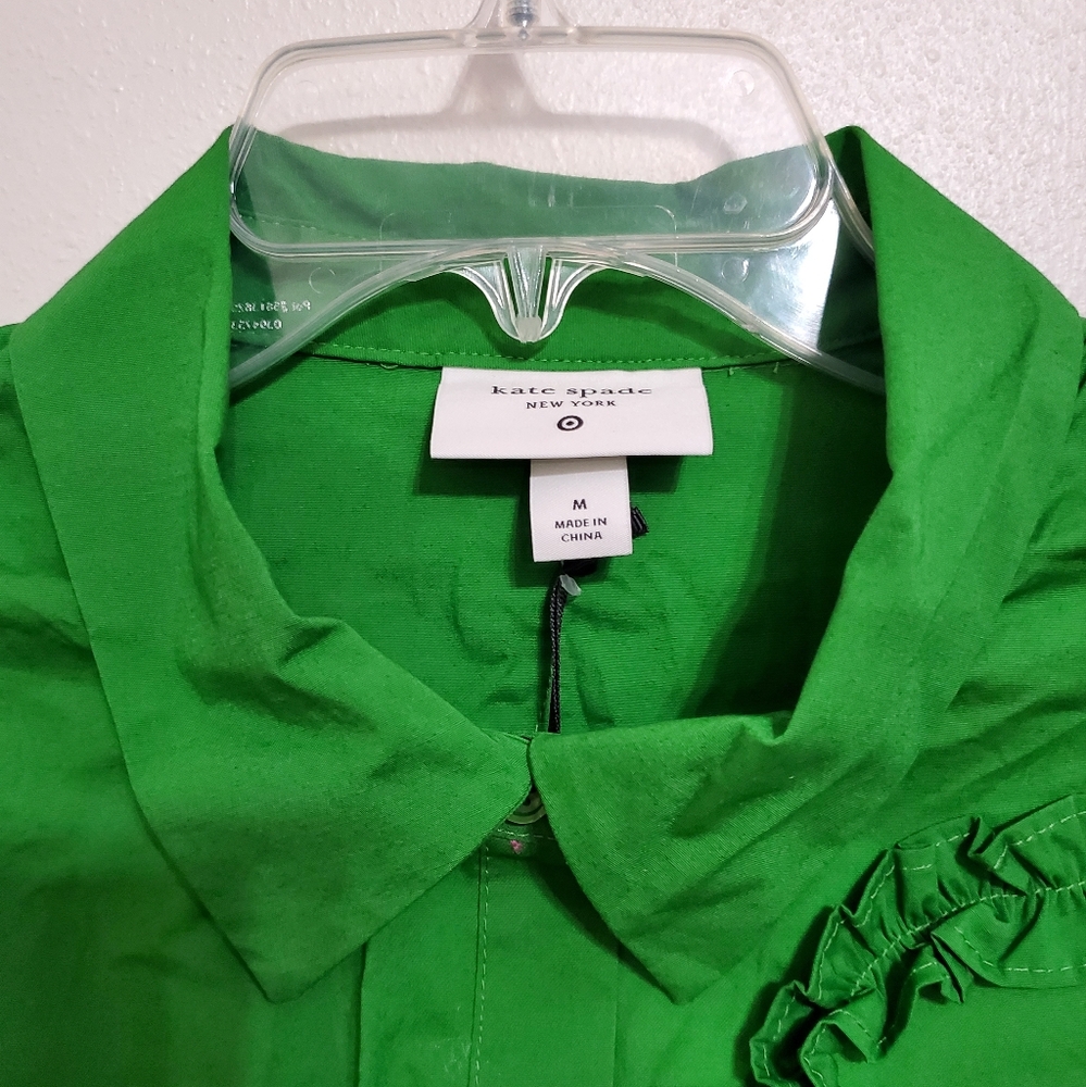 Kate Spade New York x TargetWomen's Ribbon Short Sleeve Midi Shirtdress - Picture 7 of 9